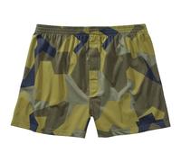 Brandit Boxers Hombres Pantalones Cortos Combate Suave Holgado Swedish M90 Camo