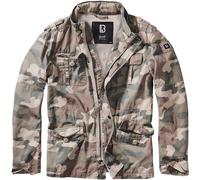 Brandit Britannia Chaqueta Para Hombre Ejército Parka Abrigo Ligero Woodland