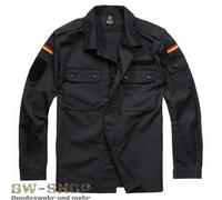 BRANDIT BUNDESWEHR BLUSA DE CAMPO OLIVA NEGRO CAMUFLAJE BW CHAQUETA BLUSA...