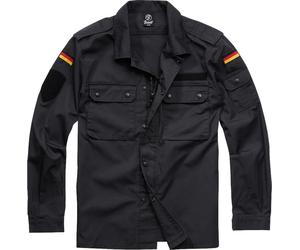 Brandit BW blusa de campo Chaqueta, negro, tamaño L para Hombres