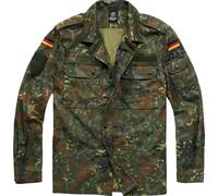 Brandit BW blusa de campo Chaqueta, Verde Militar, Talla M
