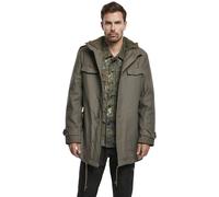 Brandit BW Flag Parka Chaqueta Hombre Capucha Grande Forro Invierno