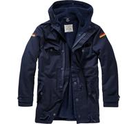 Brandit BW Parka Flag Chaqueta, azul oscuro, Talla XL