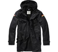 Brandit BW Parka Flag Chaqueta, negro, Talla 4XL