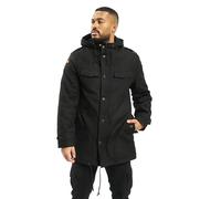 Brandit BW Parka Flag Chaqueta, negro, tamaño M