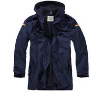 Brandit BW Parka Flag Outdoor Warm Hooded Mens Liner Vintage Coat Cotton Navy