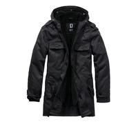 Brandit BW Parka Forest Hombre Parka Negro 3XL 80% Poliester, 20% Algodón Heraustrennbare Innenjacke