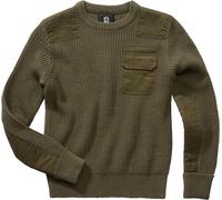Brandit BW Pullover infantil, oliva, Talla 146-152