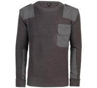 Brandit BW Pullover Warm Mens Jumper Reiforced Knitwear Military Antracita