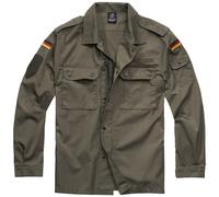 Brandit BW Túnica Campo Saco De Los Hombres Casual Sobrecamisa Ropa Calle Olive