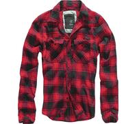 Brandit Camisa a cuadros en rojo/negro 4XL