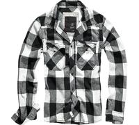 Brandit Camisa Checkshirt en blancoite/negro 4XL