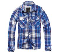 Brandit Camisa de cuadros en azul marino S