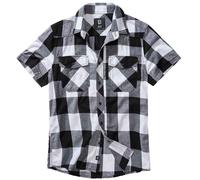 Brandit Camisa de Cuadros Manga Corta Leñador Media Franela S-7XL