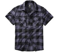 Brandit Camisa de Cuadros Manga Corta Leñador Media Franela S-7XL