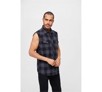 Brandit Camisa de Cuadros sin Mangas Hombre Top Camisa Aermelos Camisa Casual