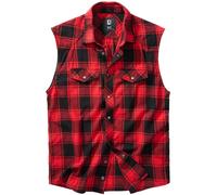 Brandit Camisa de Cuadros sin Mangas Leñador Chaleco Camisa a Cuadros S-7XL