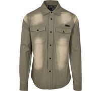 Brandit Camisa 'Hardee' beige / oliva M EUR