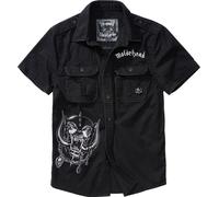 Brandit Camisa Hombre Motörhead Camisa Vintage 1/2 manga Negra S