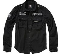 Brandit Camisa Iron Maiden Vintage Camisa Long Manga Eddy 61044 6XL