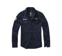 Brandit Camisa 'Luis' marino / gris XL EUR