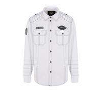 Brandit Camisa Luis Vintage Manga Larga Blanco Talla XL para Hombre