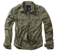 Brandit Vintage Longsleeve Camisa, oliva, Talla XL