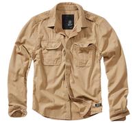 Brandit Camisa Tipo Worker De Algodón Regular Manga Larga Jersey Lavada