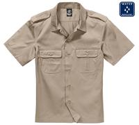 Brandit Camisa US Shirt Manga Corta Beige Talla 6XL