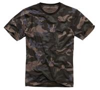Brandit Camiseta de camuflaje oscuro M