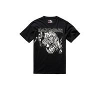 Brandit Camiseta 'Iron Maiden' negro / blanco Hombre Brandit 4XL negro / blanco