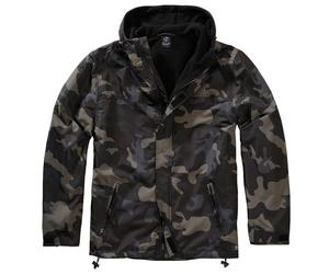 Brandit Cazadora Cortavientos Frontzip in Darkcamo XL