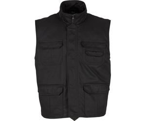 Brandit Chaleco 'Safari' negro XXXL EUR