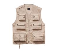 Brandit Chaleco Táctico Caza Pesca Outdoor 6 Bolsillos M-7XL BD4025