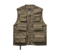 Brandit Chaleco Táctico Caza Pesca Outdoor 6 Bolsillos M-7XL BD4025