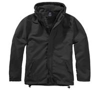 Brandit Chaqueta Cortaviento Frontzip en Negro S