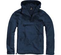 Brandit Chaqueta Windbreaker Encapuchada Azul Talla S para Hombres
