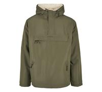 Brandit Windbreaker Sherpa Chaqueta, verde, tamaño XL para Hombres