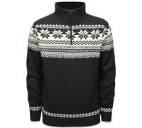Brandit Chaqueta de punto para hombre Troyer Norweger Negro 3XL