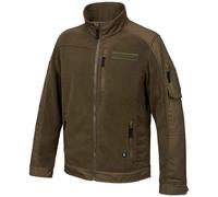 Brandit Chaqueta Fleece Ripstop Táctica para Exterior Militar, Cierre, Cuello