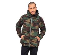 Brandit Chaqueta Teddyfleece Worker verde Talla M para hombre