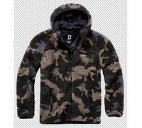 Brandit Teddyfleece Worker Jacket, color: darkcamo, size: XL