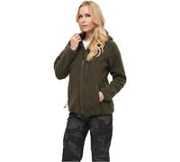 Brandit Chaqueta polar mujer con capucha Mujer Chaqueta Calentita Negro 100% poliéster