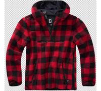 Brandit Chaqueta polar rojo / negro XL rojo / negro