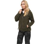 Brandit Chaqueta Teddyfleece Para Mujer Con Cuello Alto Cremallera Fleece