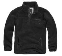 Brandit Chaqueta Teddyfleece Troyer en negro XL