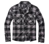 Brandit – Camisa de cuadros – Negro/Carbón – Talla M