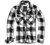 Brandit Check Camiseta, Negro/Blanco, Talla M