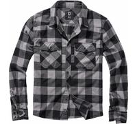 Brandit Camisa Check de manga larga blk+charco Talla 7XL