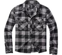 Brandit Check Camiseta, negro/gris, Talla S